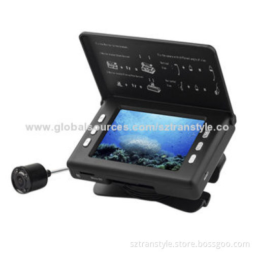 Fishing finder with 3.5inch LCD monitor, video record, IR light